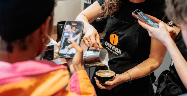 Latte Art Training Session