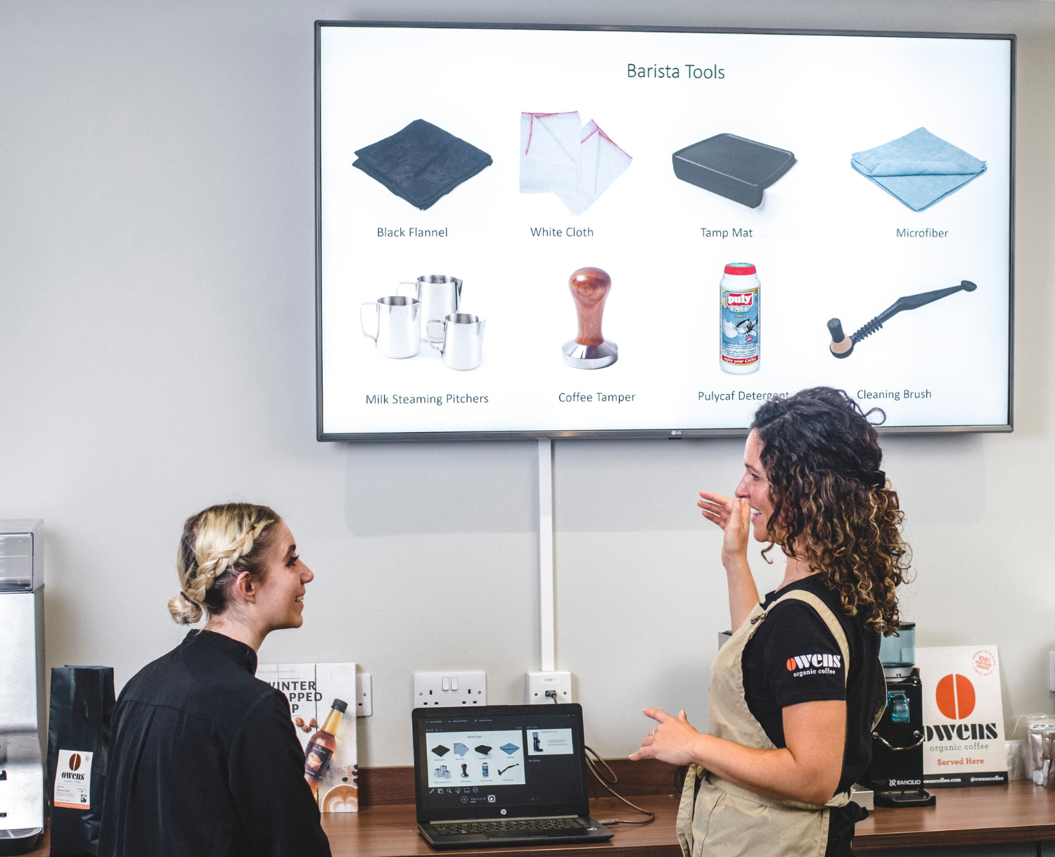 Trade Customer Coffee Training Owens Organic Coffee